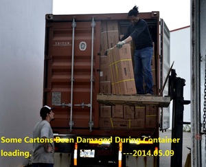 Some Cartons Been Damaged During Container loading