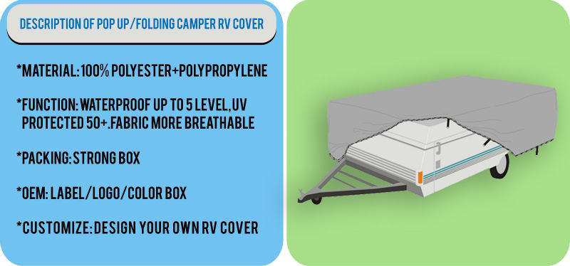 Hysun OEM Pop-up Camper Trailer Cover