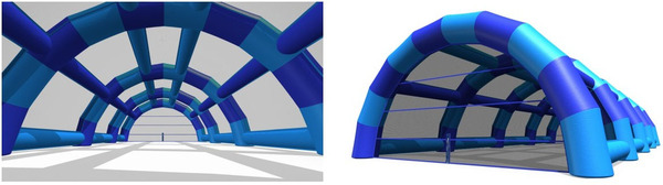 Hysun New Design Inflatable Paintball Arena