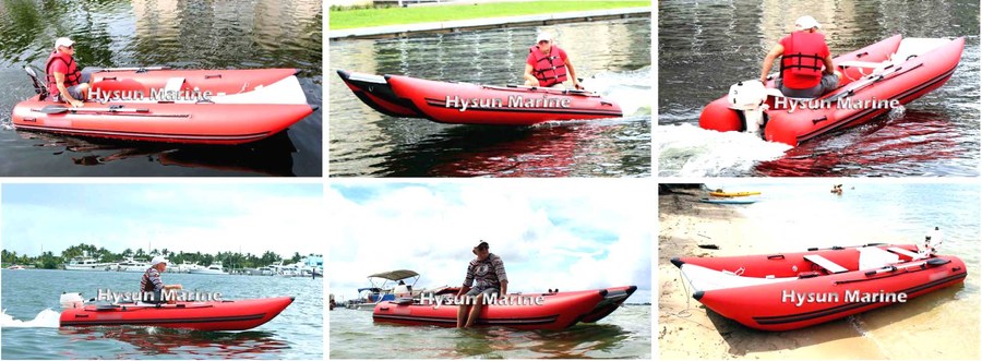 CNC360 Inflatable Catamaran Customers' Photos