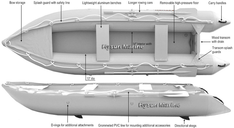 CKB395-Kayak Boat-Specifications