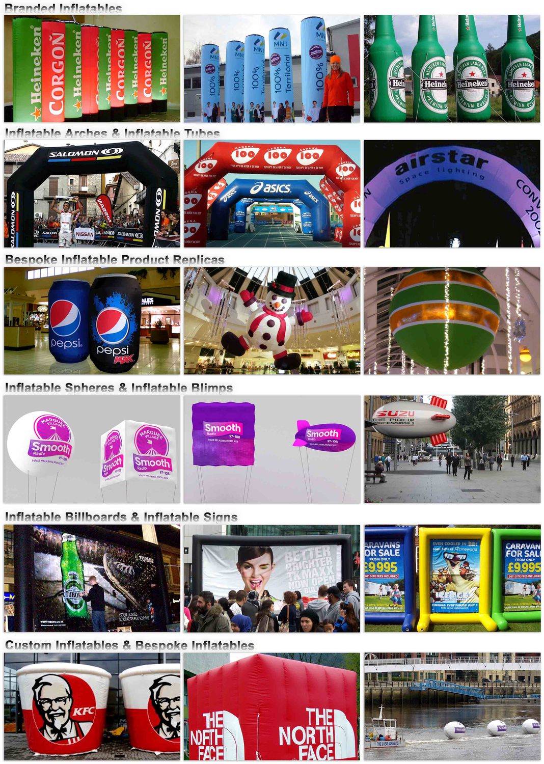 Hysun OEM Promotional & Advertising Inflatables